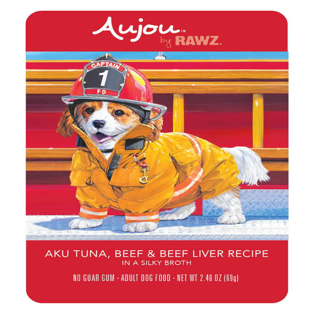 Rawz Aujou Aku Tuna, Beef & Beef Liver 2.46oz