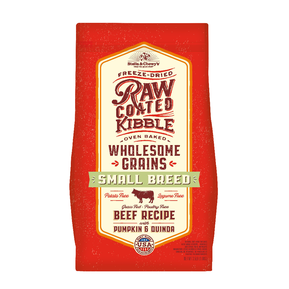 Stella & Chewy's Wholesome Grain Small Breed Raw Coated Beef