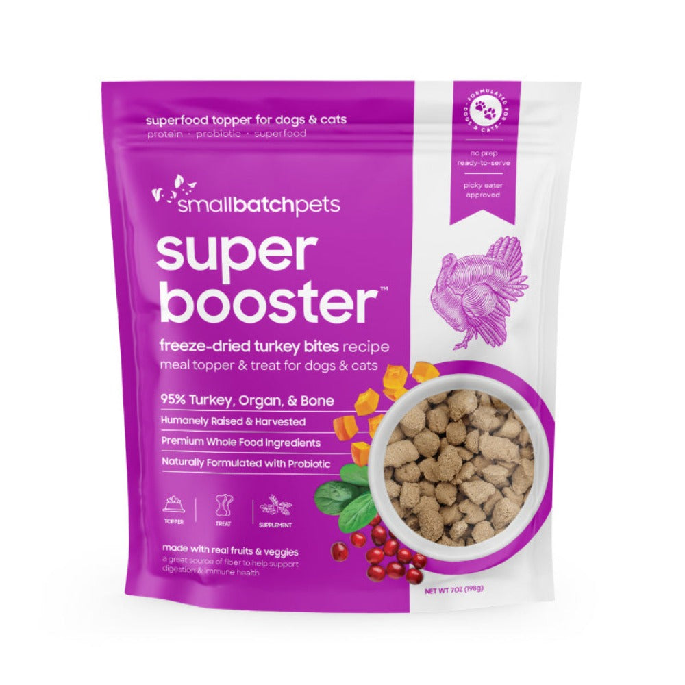 SmallBatch Turkey Bites Super Boosters 7oz
