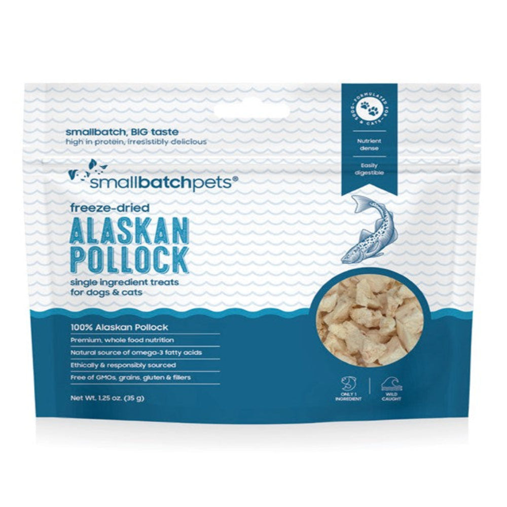 SmallBatch Alaskan Pollock Freeze-Dried Treat 2oz
