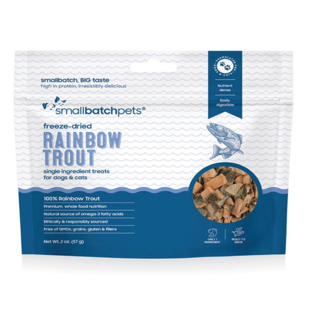 SmallBatch Rainbow Trout Freeze-Dried Treat 2oz