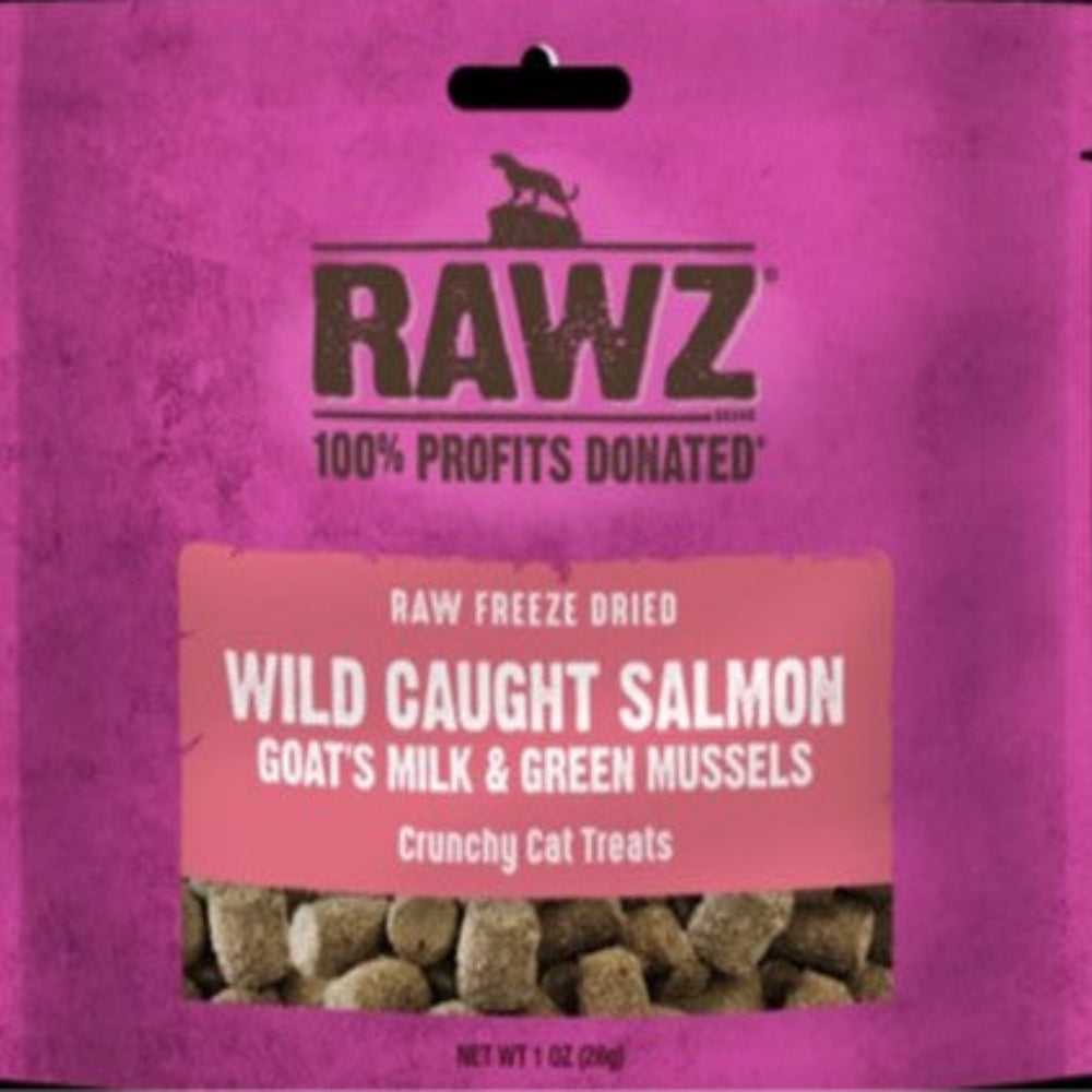 Rawz Cat Freeze-Dried Salmon & Goats Milk 1oz
