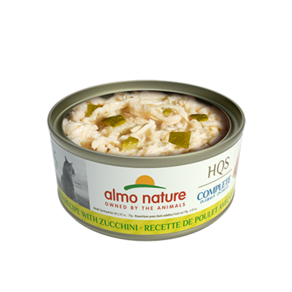 Almo Cat Complete Chicken w/Zucchini in Gravy 2.47oz