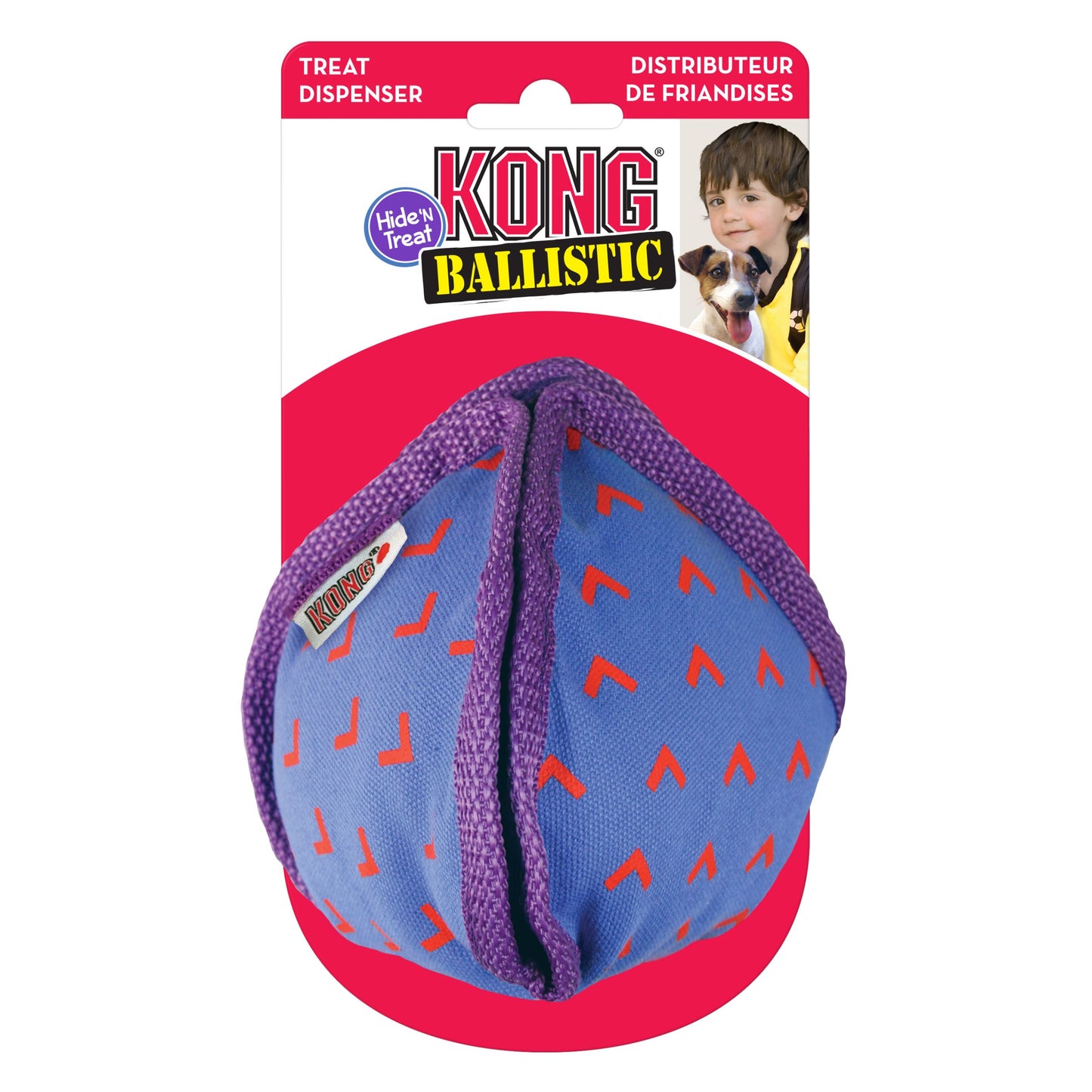 Kong Ballistic Hide N Treat Toy
