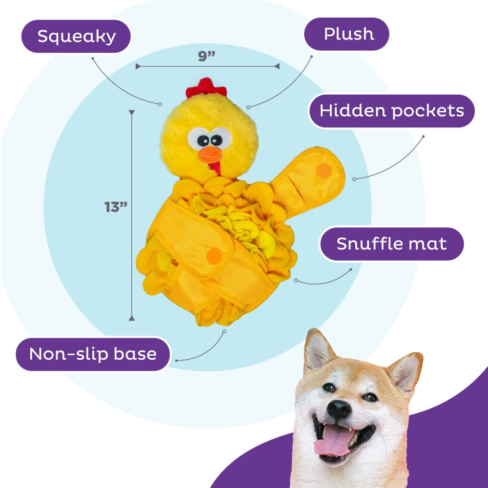 Snuffle Palz Chicken Interactive Puzzle Toy