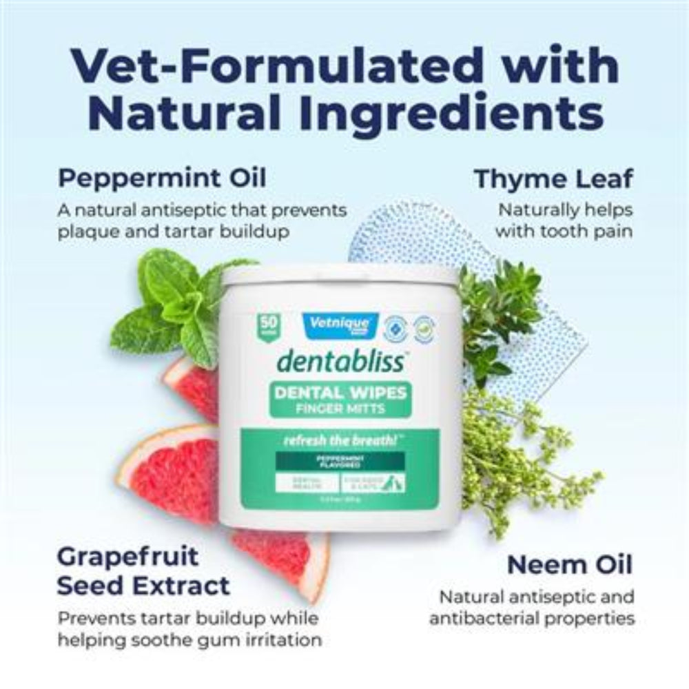 Glandex Dentalbliss Breath Freshening Finger Mitt