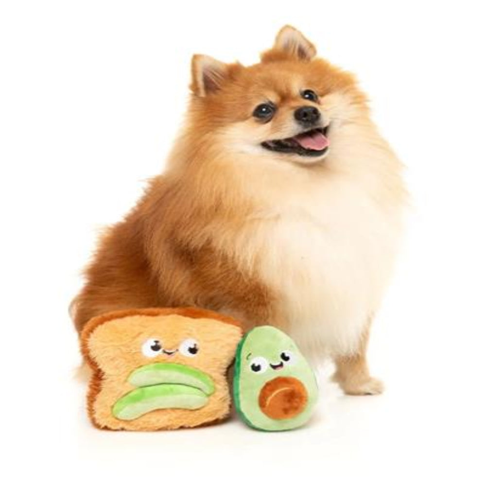 FuzzYard Avocado & Toast Plush Toy 2pk