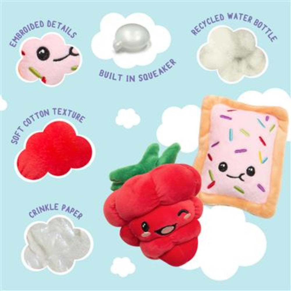 SnugArooz Poptart & Raspberry Plus Toy 2pk