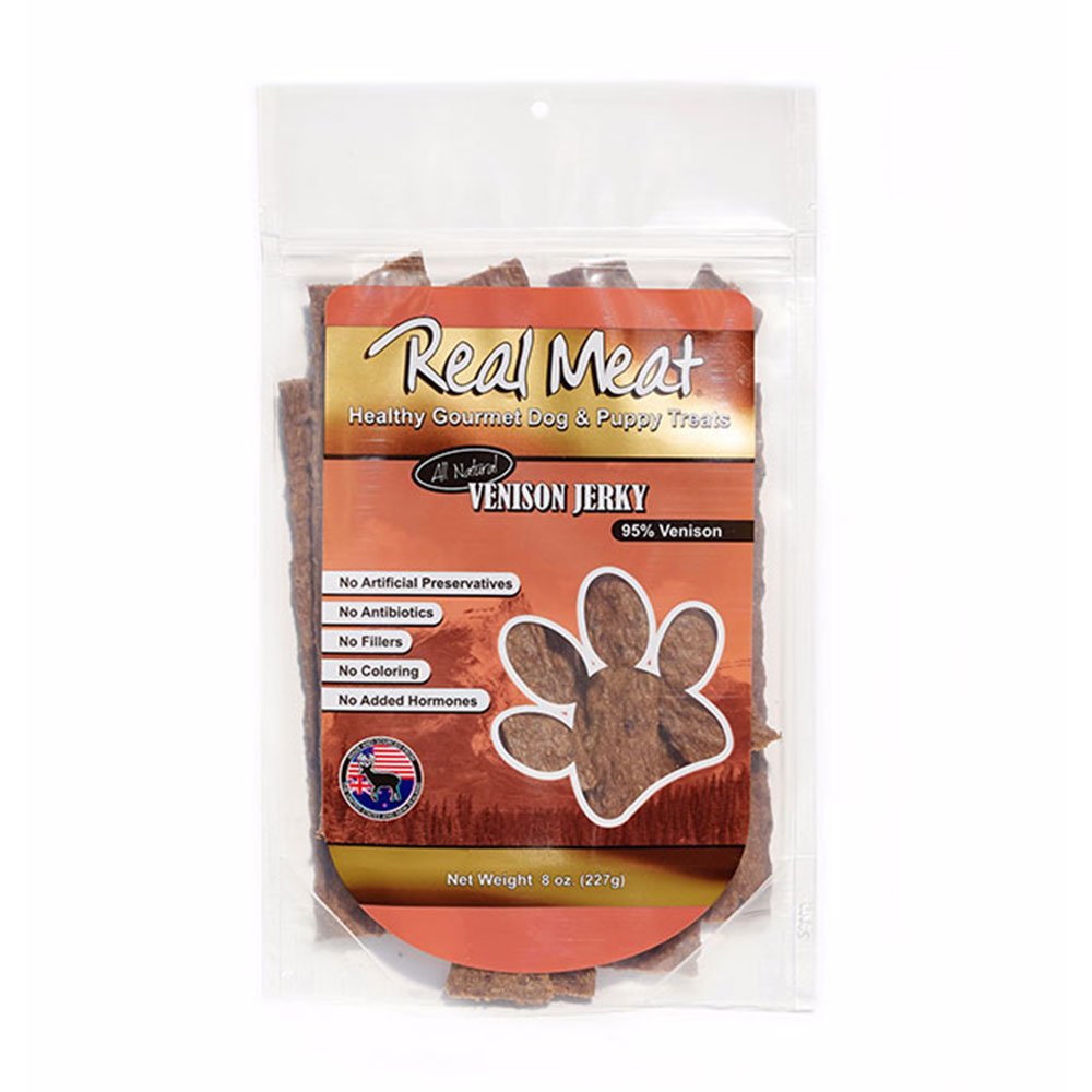 Real Meat Venison Jerky Dog Treats