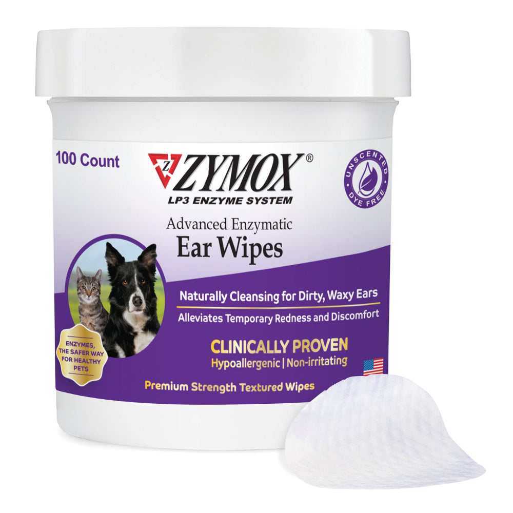 Zymox Advanced Enzyme Ear Wipes