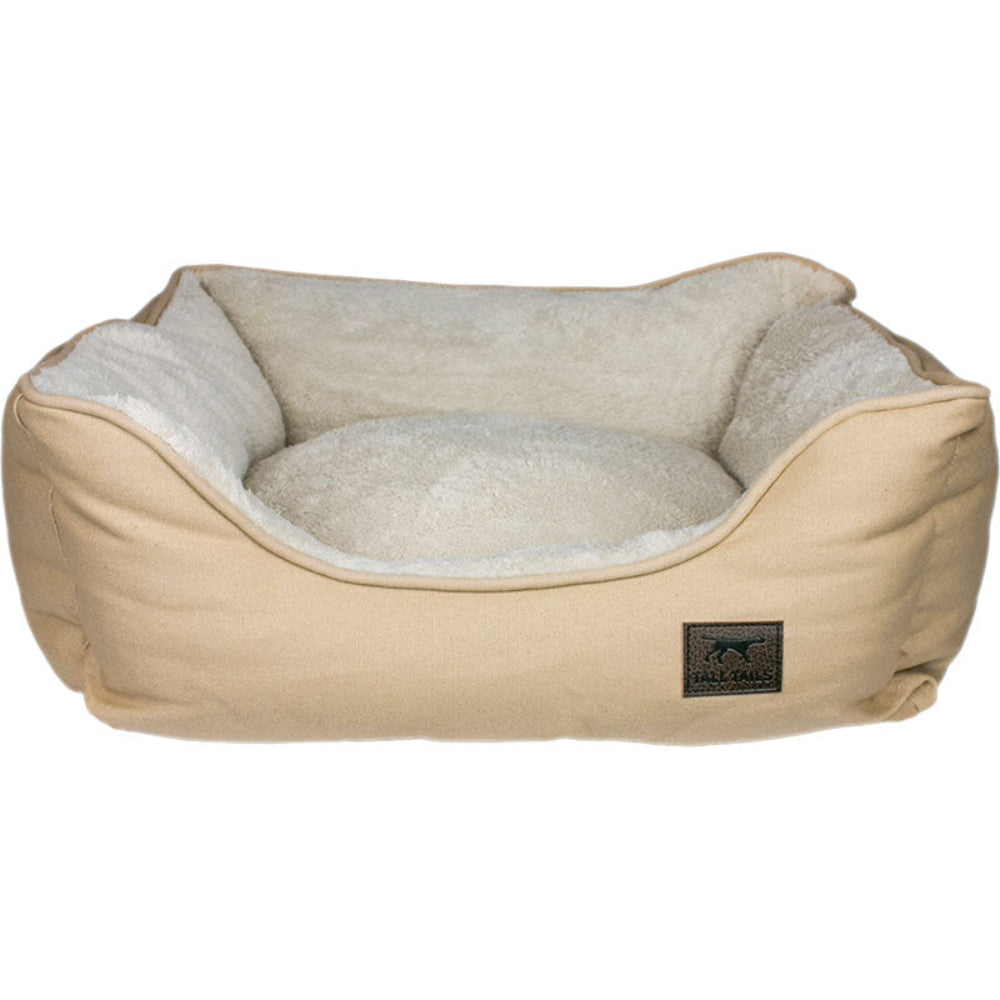 Tall Tails Bolster Bed Khaki