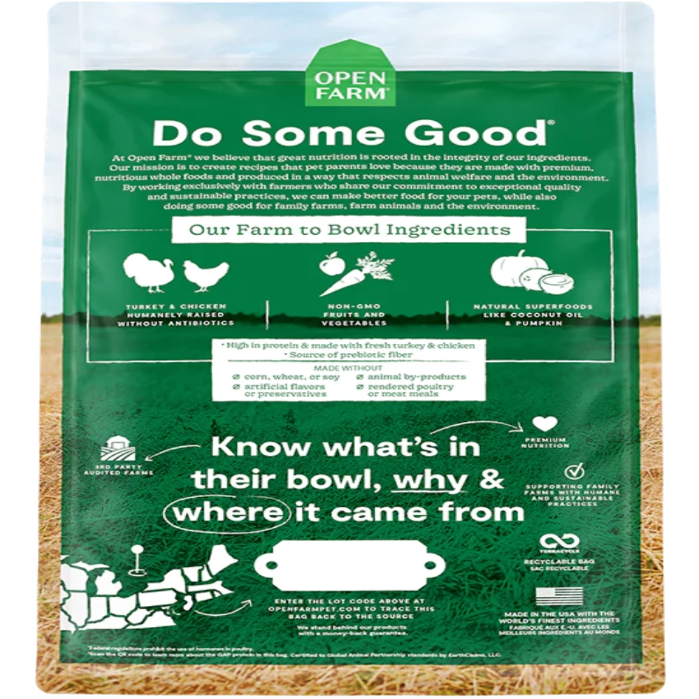 Open Farm Turkey, Chicken