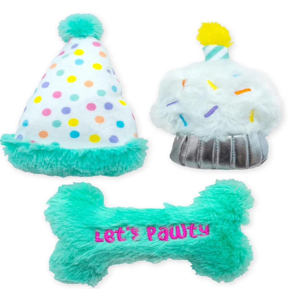 ThoozyPet Birthday 3pk Small Plush