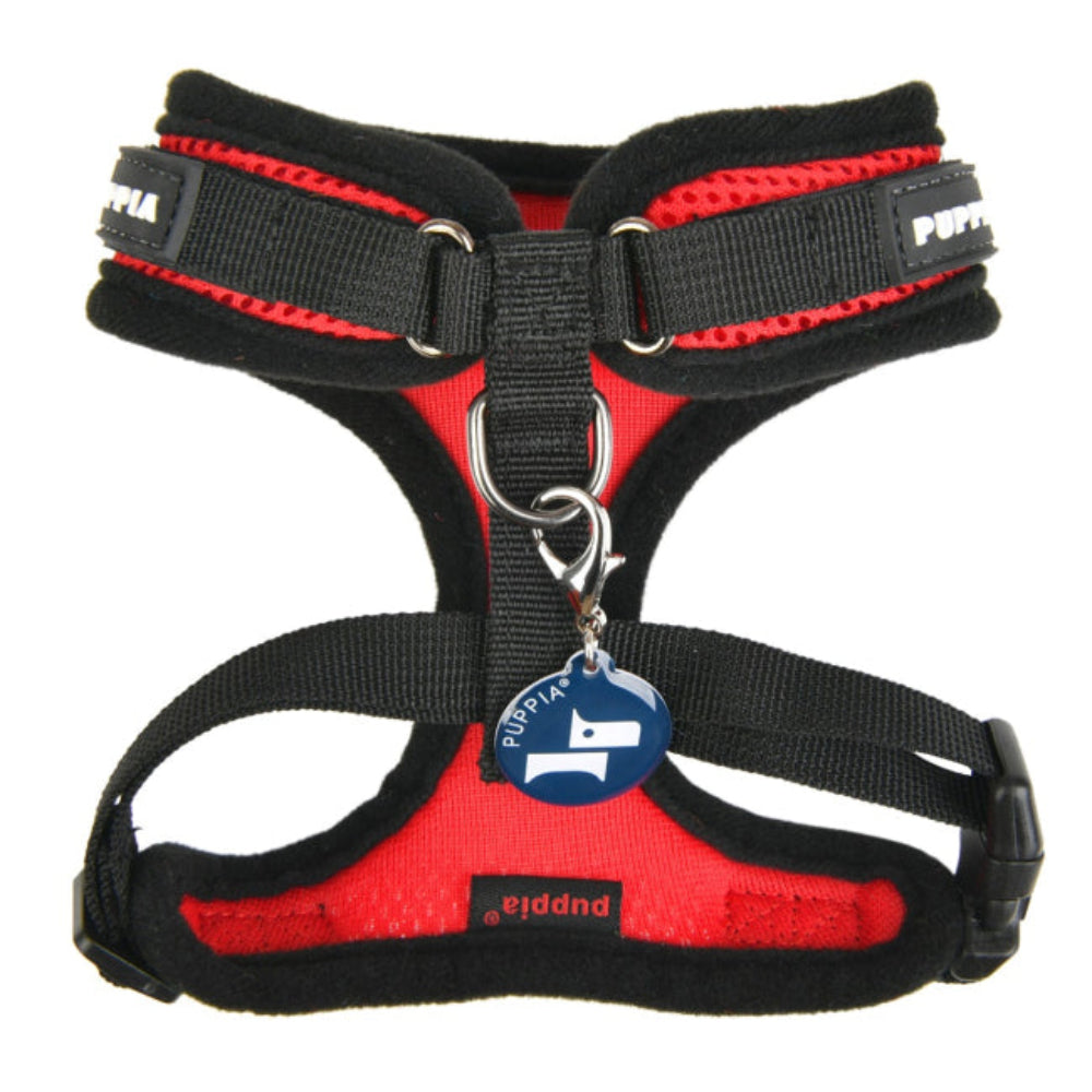 Puppia Soft Superior Harness A Red
