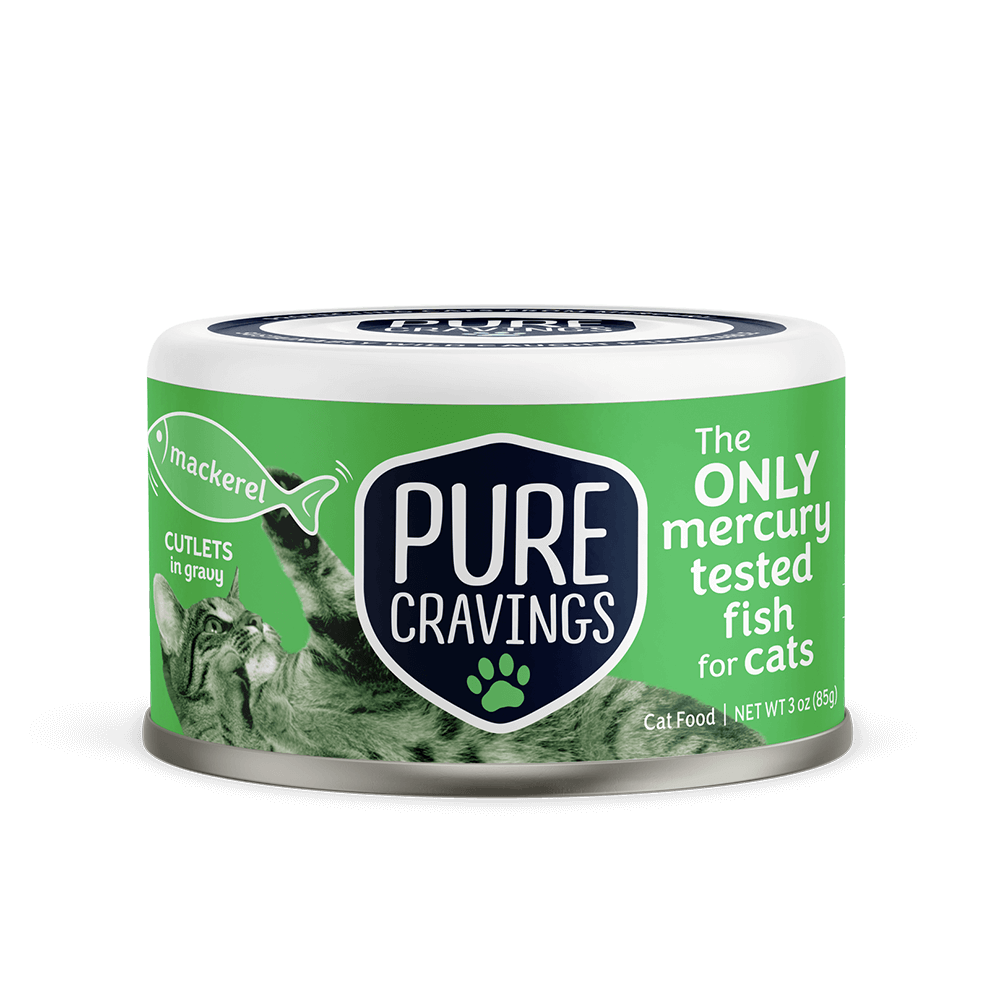 Pure Cravings Cat Cutlets in Gravy Mackerel Can