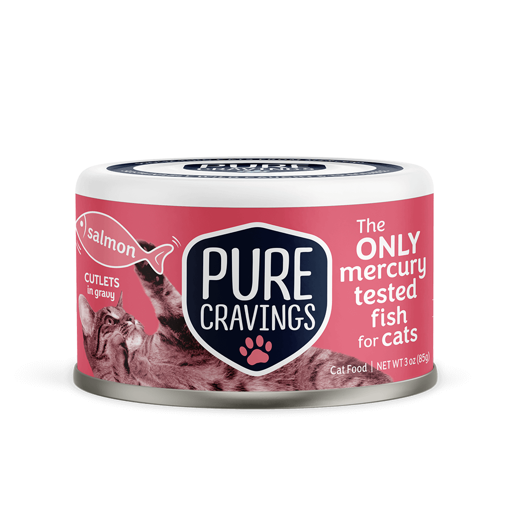 Pure Cravings Cat Cutlets in Gravy Salmon Can 3oz