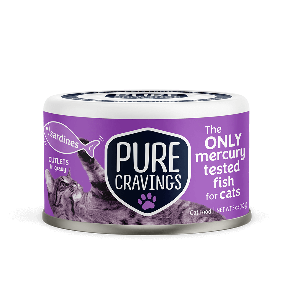 Pure Cravings Cat Cutlets in Gravy Sardines Can 3oz