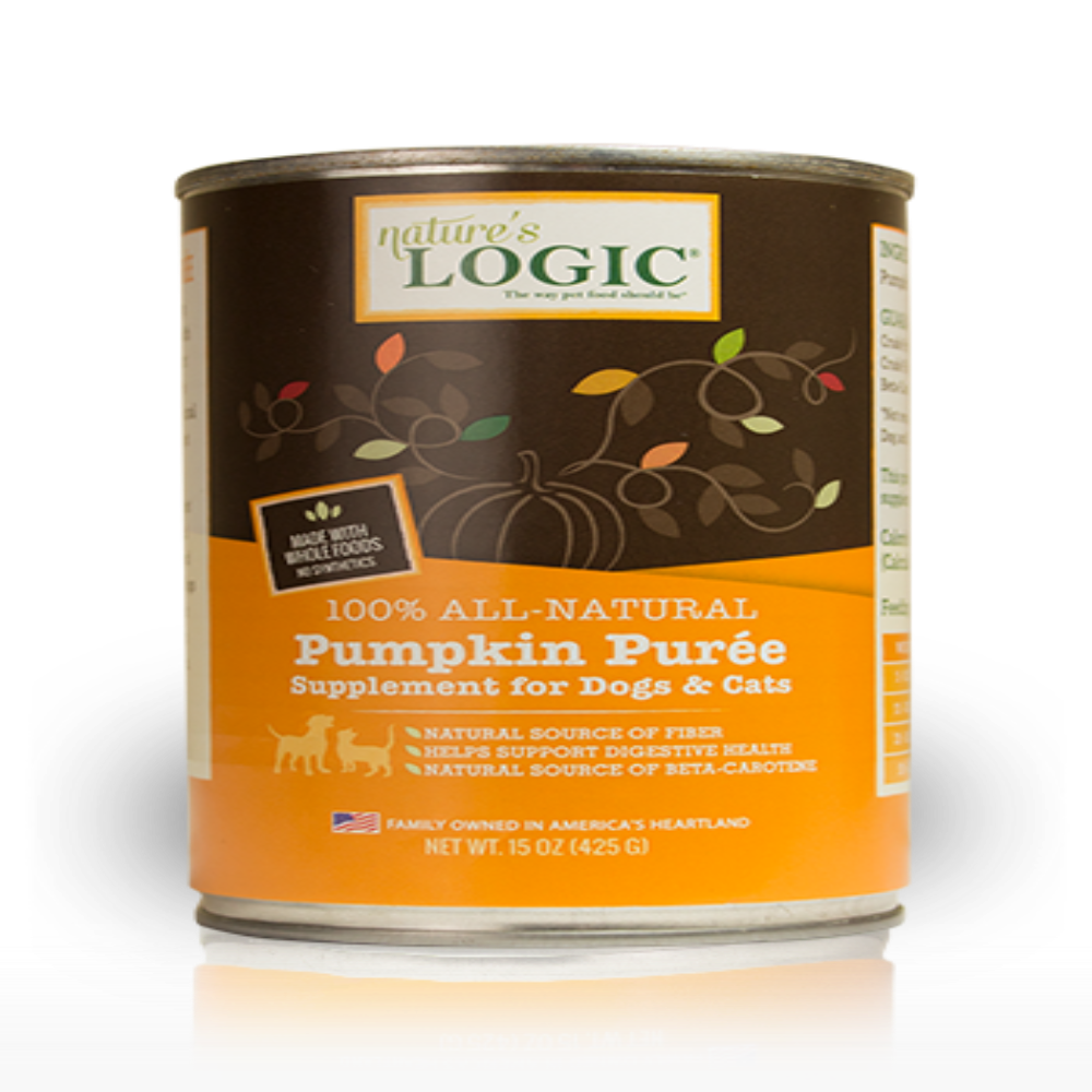 Natures Logic Dog/Cat Pumpkin Puree 15oz