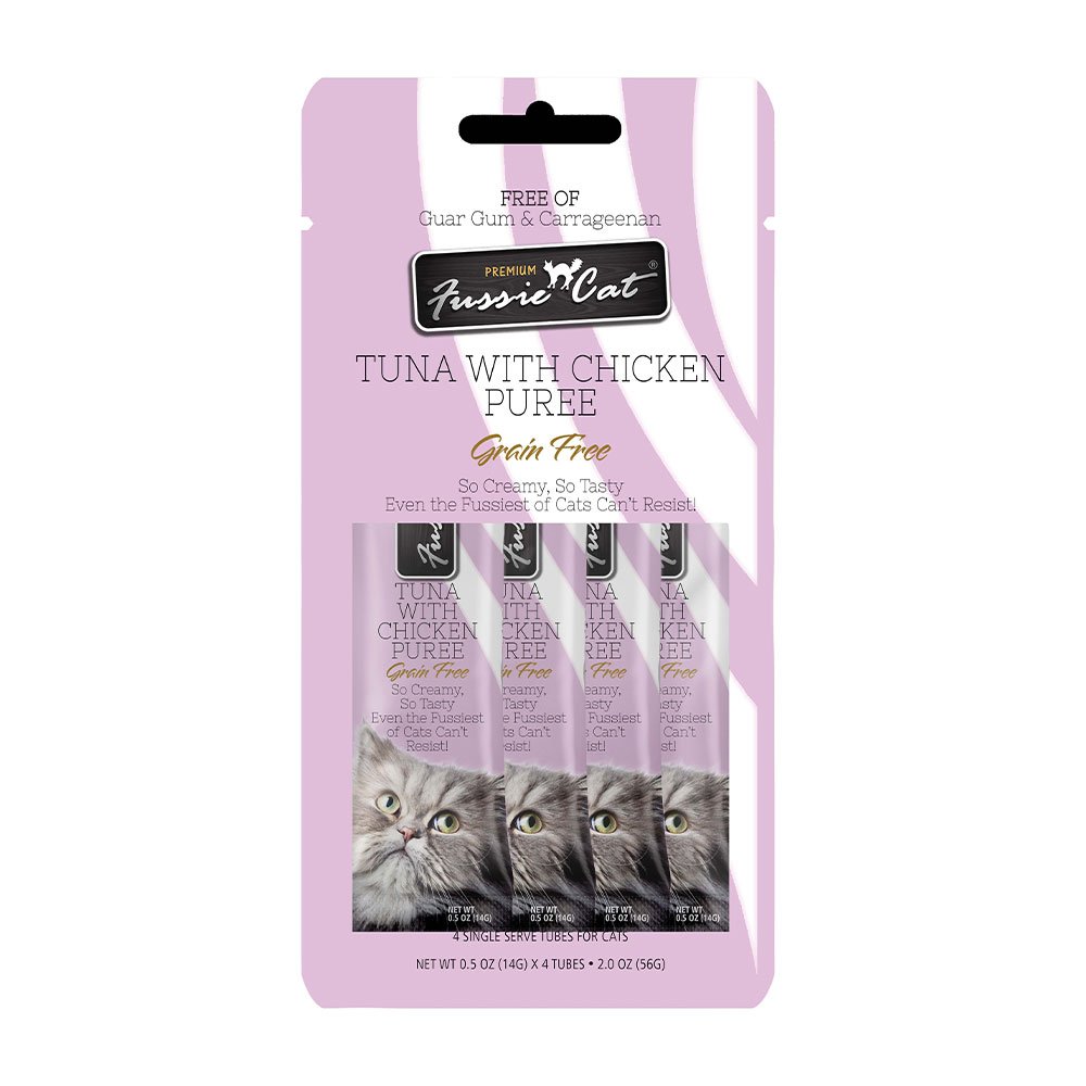 Fussie Tuna & Chicken Puree 4pk