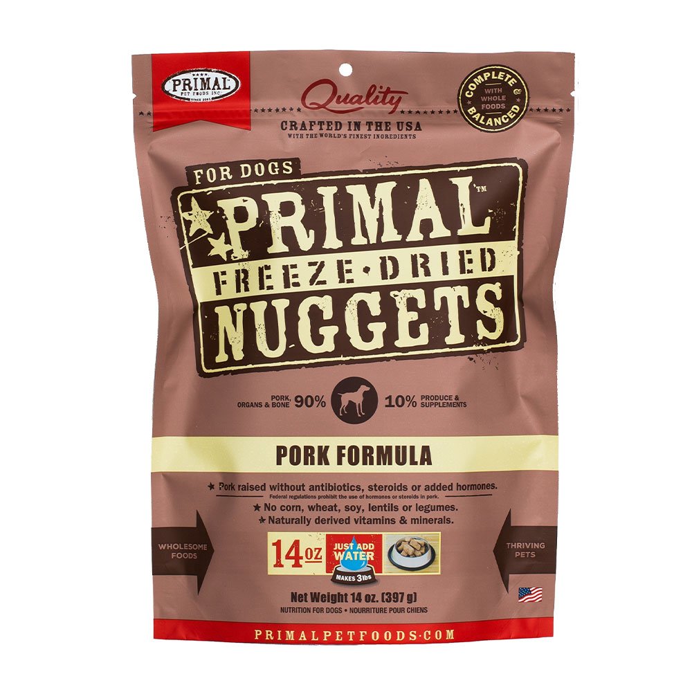 Primal Freeze-Dried Pork Nuggets Dog