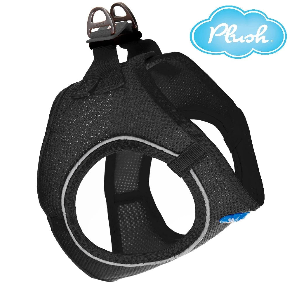 Plush Step In Harness Black