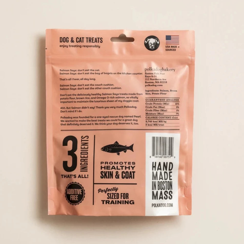 Polka Dog Salmon Says Little Bites 8oz