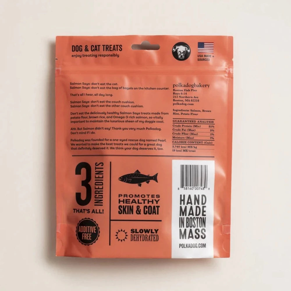 Polka Dog Salmon Says Little Bones 8oz