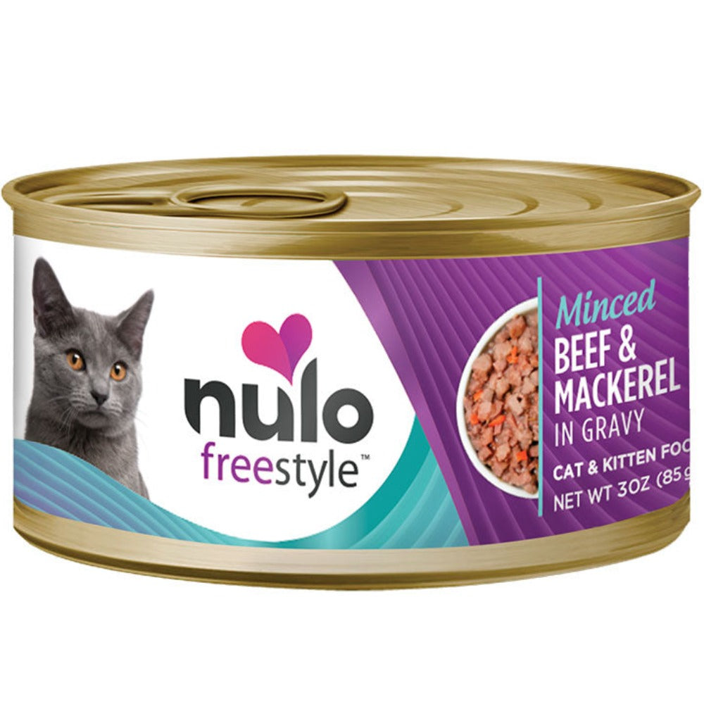 Nulo Freestyle Minced Grain Free Beef & Mackerel 3oz