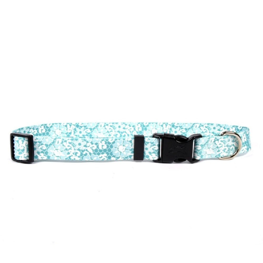 Yellow Dog Design Teal Lace Collar