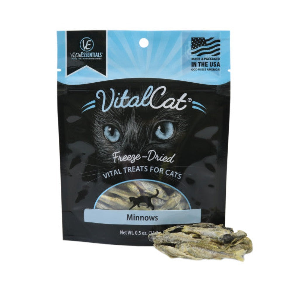 Vital Essentials Freeze Dried Minnows 2.5oz Dog Treats