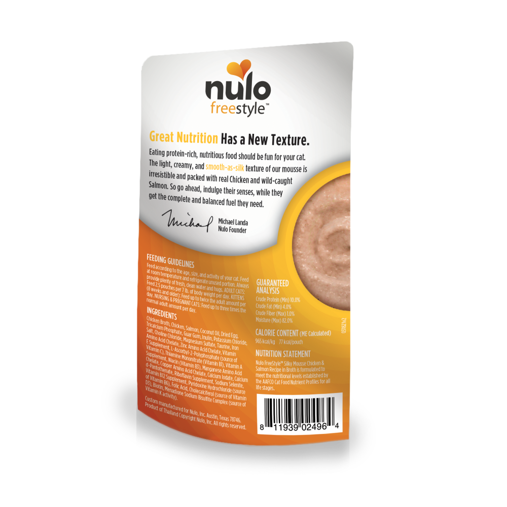 Nulo Freestyle Mousse Chicken & Salmon 2.8oz