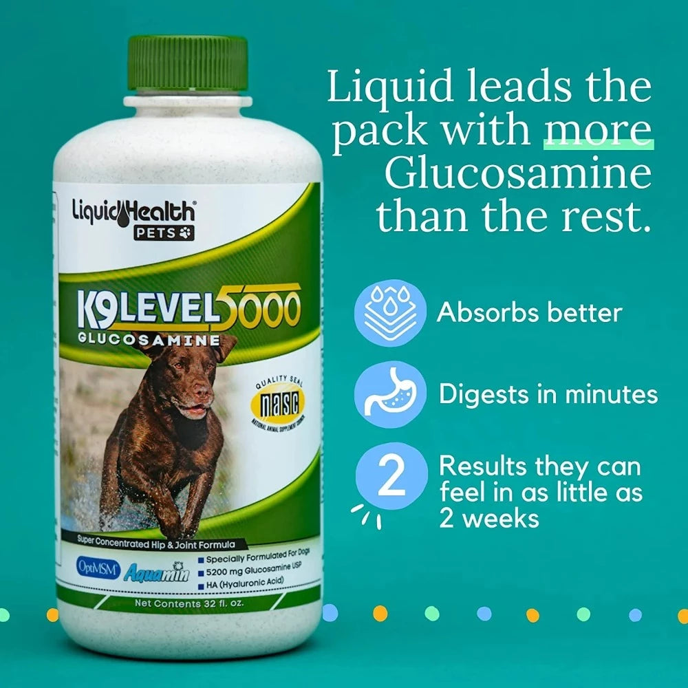 Liquid Health K9 Level 5000 Concentrated Glucosamine