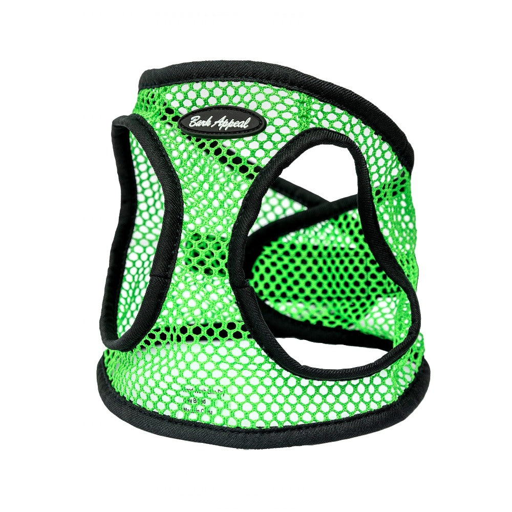 Bark Appeal Netted Step In Harness Green