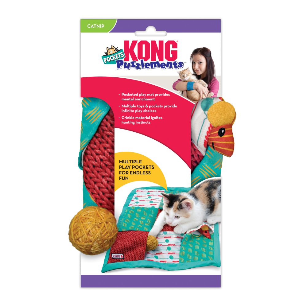Kong "Puzzlements" Pockets w/Catnip