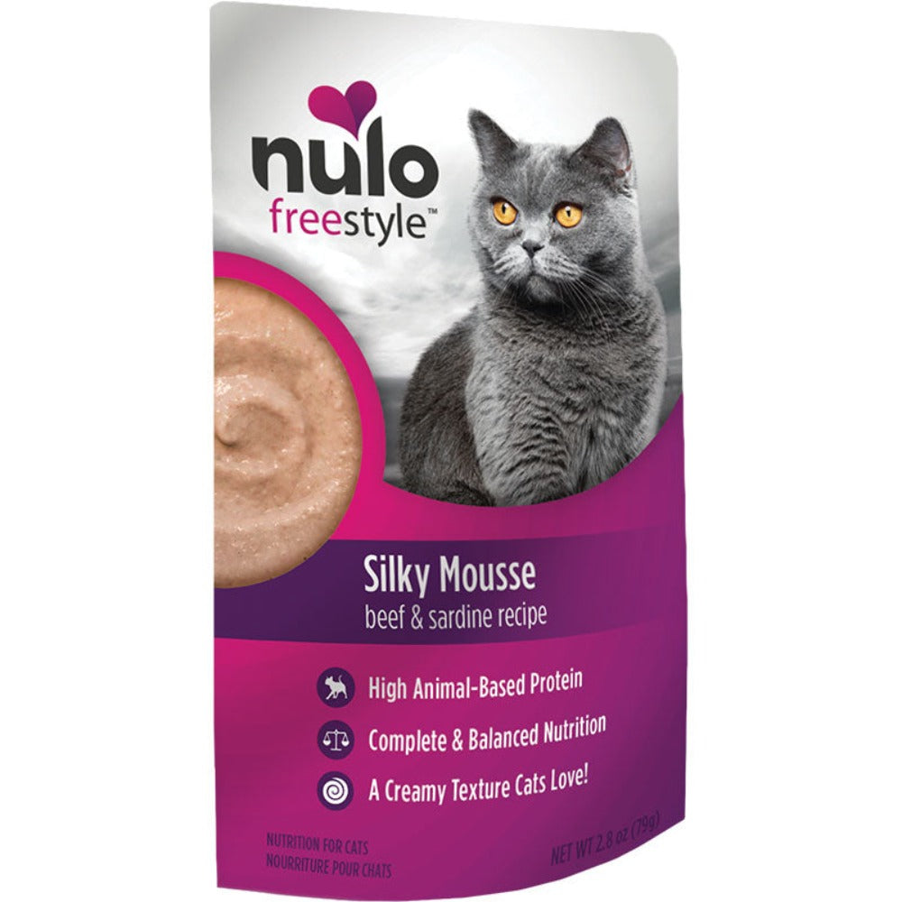 Nulo Freestyle Mousse Beef & Sardine 2.8oz