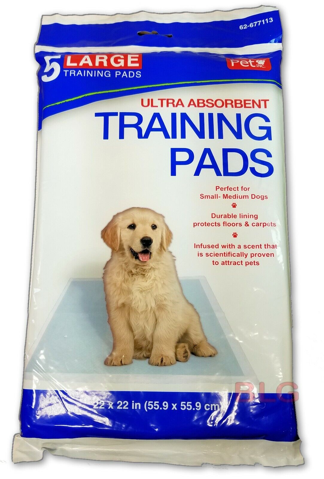 Pet inc. Training Pads 22"x22" 5ct