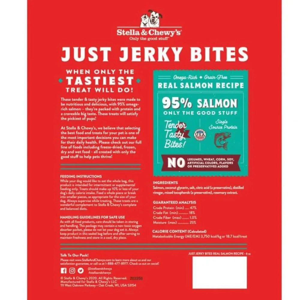 Stella & Chewy's Just Jerky Bites Salmon 6oz