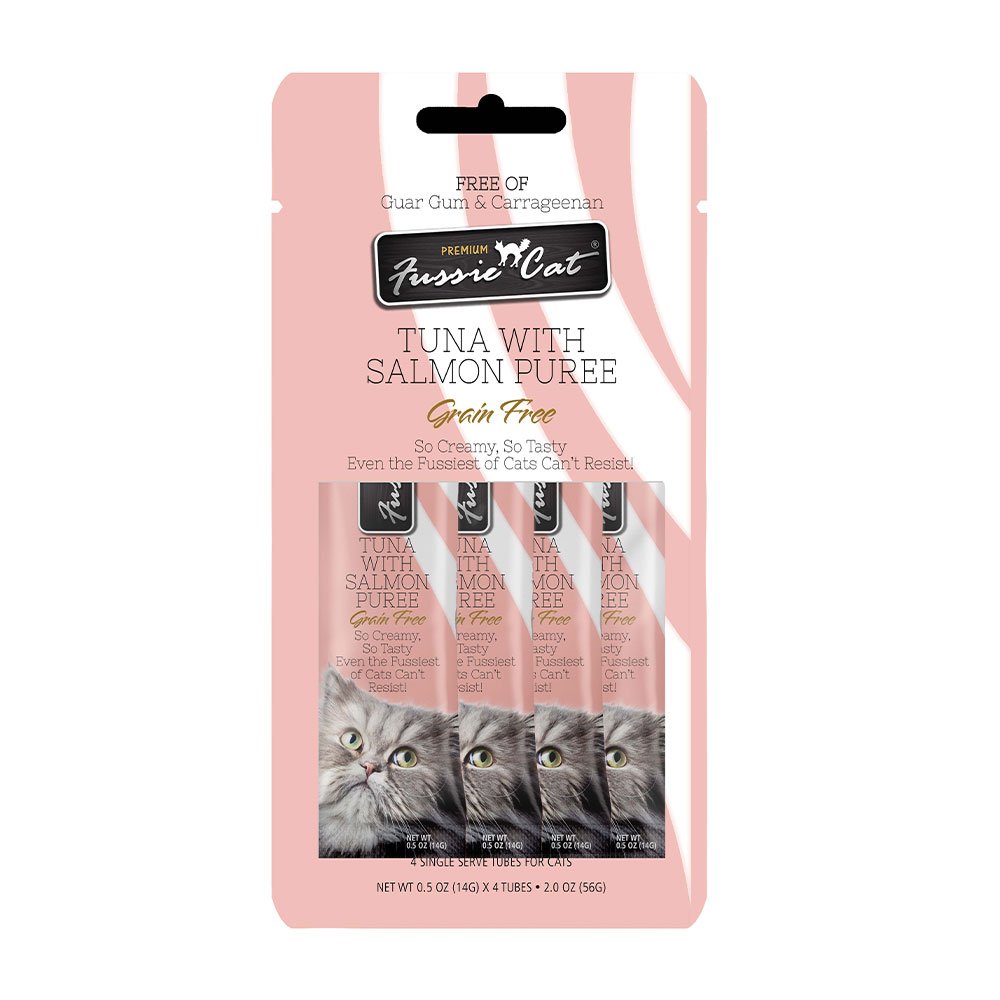 Fussie Tuna & Salmon Puree 4pk