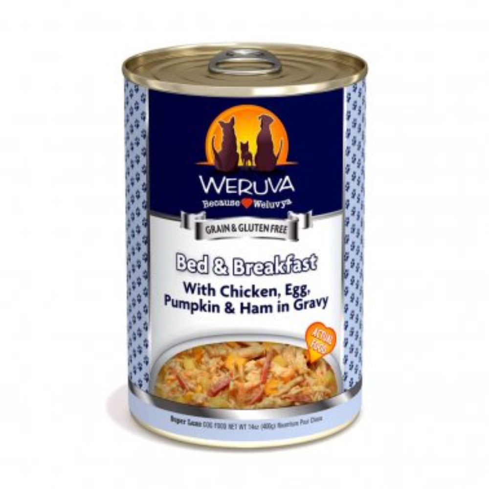 Weruva "Bed & Breakfast" with Chicken, Egg, Pumpkin & Ham Dog