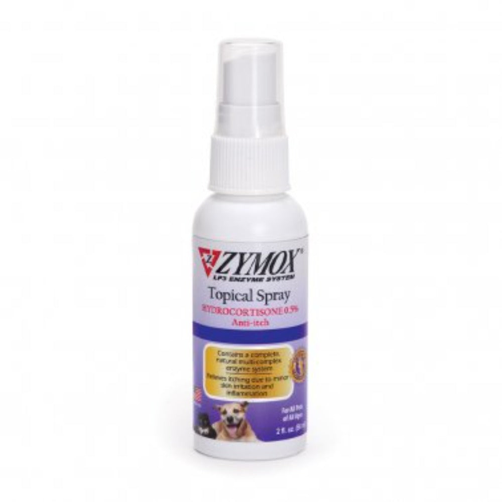 Zymox Topical Spray with 0.5% Hydrocortisone 2oz