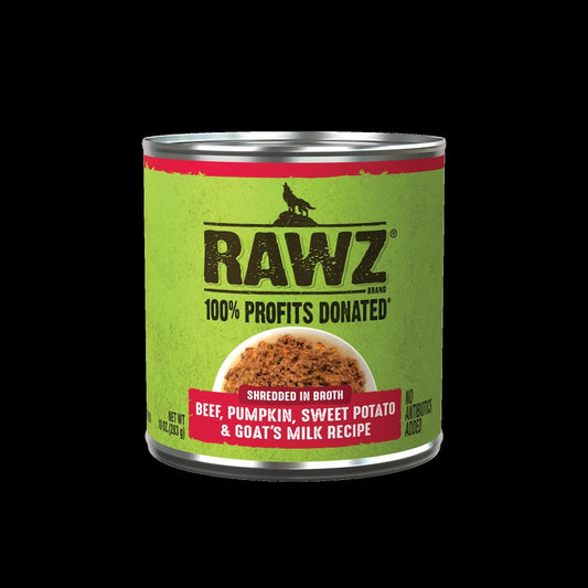 Rawz Shredded Beef, Pumpkin, Sweet Potato & Goats Milk 10oz