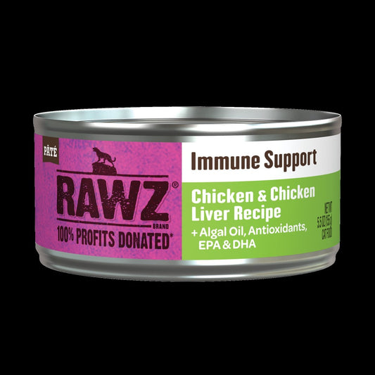 Rawz Cat Immune Support Chicken & Chicken Liver 5.5oz