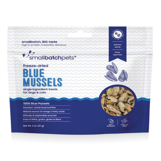 SmallBatch Blue Mussel Freeze-Dried Treat 2oz