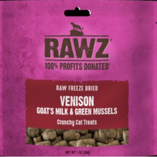 Rawz Cat Freeze-Dried Venison & Goats Milk 1oz