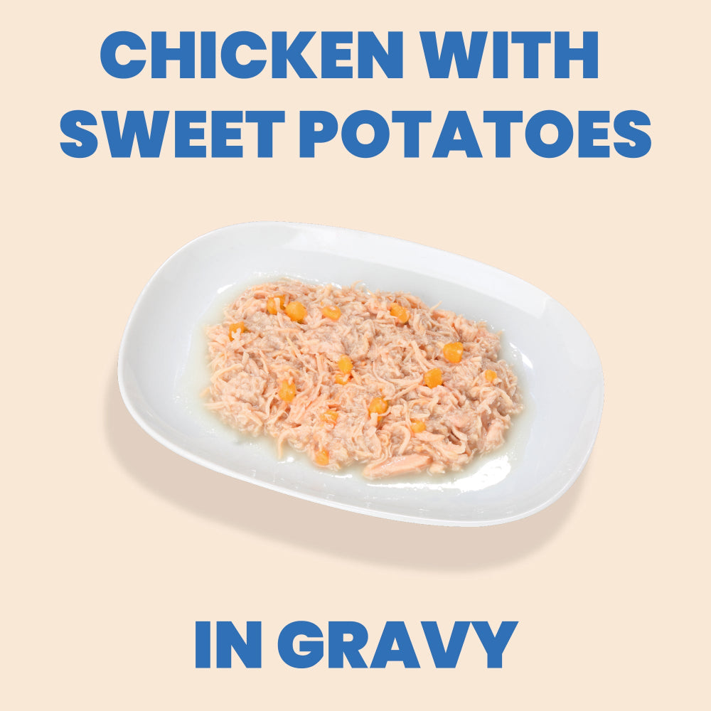 Almo Cat Complete Chicken w/Sweet Potato in Gravy 2.47oz