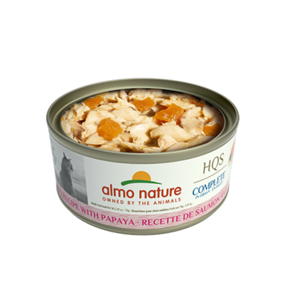 Almo Cat Complete Salmon w/Papaya in Gravy 2.47oz