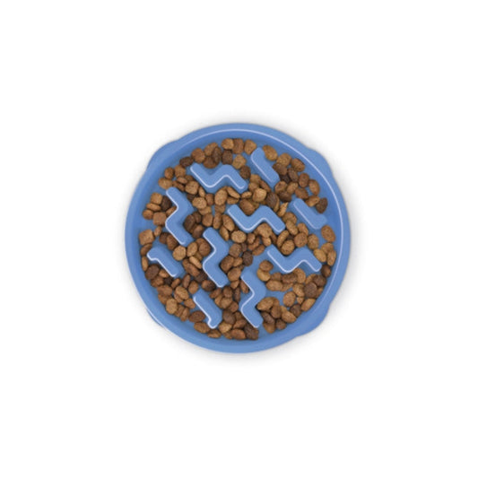 Outward Hound Fun Feeder Blue