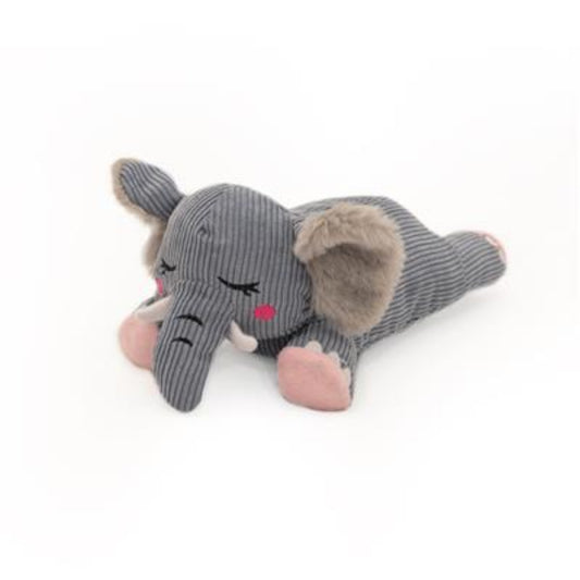 Zippy Paws Snooziez w/Shhhqueaker Elephant