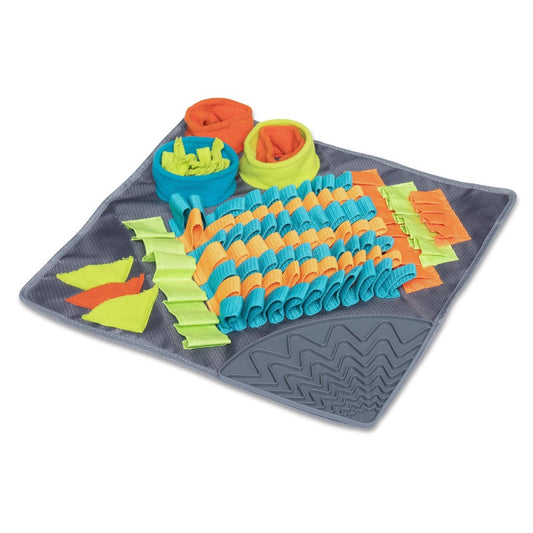 Messy Mutts Square Forage/Snuffle Mat w/Suction 16"