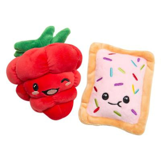 SnugArooz Poptart & Raspberry Plus Toy 2pk